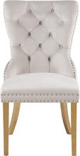 Load image into Gallery viewer, Carmen Cream Velvet Dining Chairs (2)
