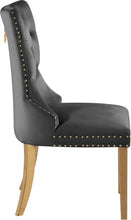 Load image into Gallery viewer, Carmen Grey Velvet Dining Chairs (2)
