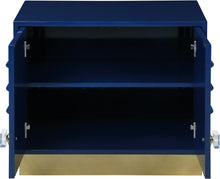 Load image into Gallery viewer, Cosmopolitan Navy Lacquer Side Table
