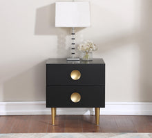 Load image into Gallery viewer, Zayne Black Night Stand
