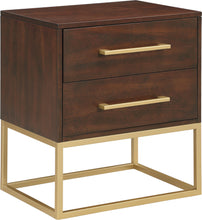 Load image into Gallery viewer, Maxine Cherry / Gold Night Stand image
