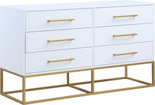 Load image into Gallery viewer, Maxine White / Gold Dresser image

