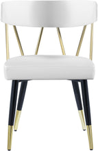 Load image into Gallery viewer, Rheingold White Faux Leather Dining Chair
