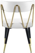 Load image into Gallery viewer, Rheingold White Faux Leather Dining Chair
