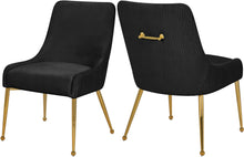 Load image into Gallery viewer, Ace Black Velvet Dining Chair image
