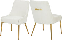 Load image into Gallery viewer, Ace Cream Velvet Dining Chair image
