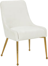 Load image into Gallery viewer, Ace Cream Velvet Dining Chair

