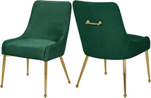 Load image into Gallery viewer, Ace Green Velvet Dining Chair image
