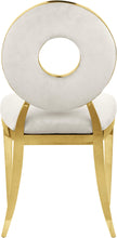 Load image into Gallery viewer, Carousel Cream Velvet Dining Chair
