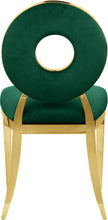 Load image into Gallery viewer, Carousel Green Velvet Dining Chair
