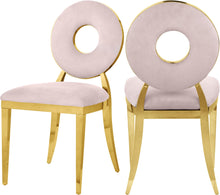 Load image into Gallery viewer, Carousel Pink Velvet Dining Chair image
