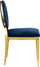 Load image into Gallery viewer, Carousel Navy Velvet Dining Chair
