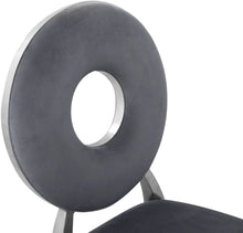 Load image into Gallery viewer, Carousel Grey Velvet Dining Chair
