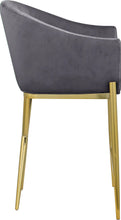 Load image into Gallery viewer, Xavier Grey Velvet Counter Stool
