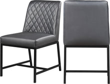 Load image into Gallery viewer, Bryce Grey Faux Leather Dining Chair image

