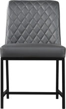 Load image into Gallery viewer, Bryce Grey Faux Leather Dining Chair
