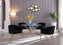 Load image into Gallery viewer, Mercury Acrylic/Gold Dining Table
