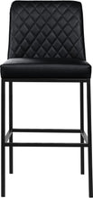 Load image into Gallery viewer, Bryce Black Faux Leather Stool
