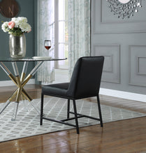 Load image into Gallery viewer, Bryce Black Faux Leather Dining Chair
