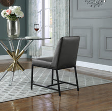 Load image into Gallery viewer, Bryce Grey Faux Leather Dining Chair
