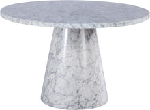 Load image into Gallery viewer, Omni White Faux Marble Dining Table image
