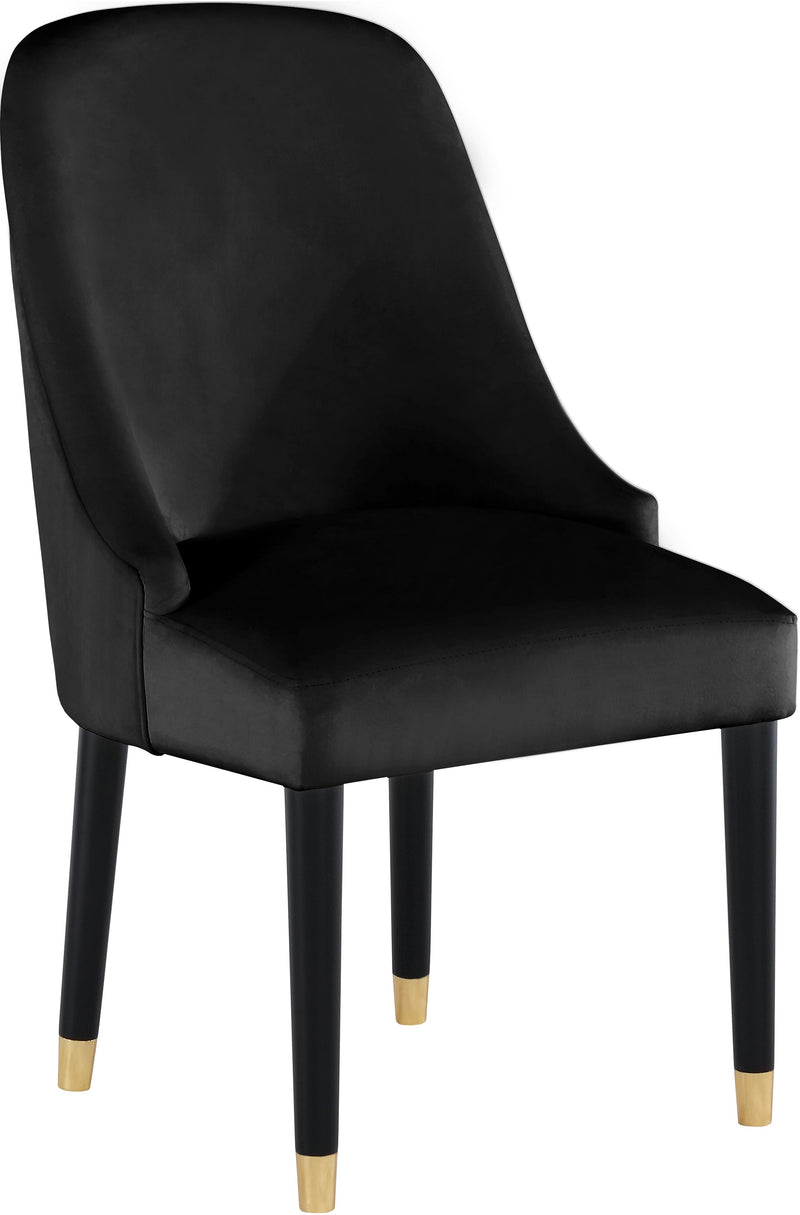 Omni Black Velvet Dining Chair