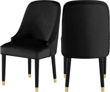 Load image into Gallery viewer, Omni Black Velvet Dining Chair image
