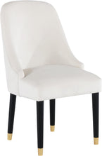 Load image into Gallery viewer, Omni Cream Velvet Dining Chair
