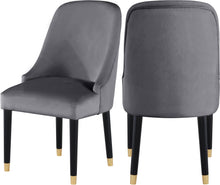 Load image into Gallery viewer, Omni Grey Velvet Dining Chair image

