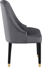 Load image into Gallery viewer, Omni Grey Velvet Dining Chair
