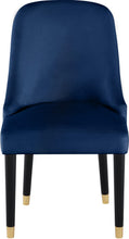 Load image into Gallery viewer, Omni Navy Velvet Dining Chair
