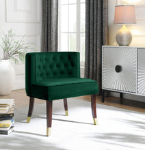 Load image into Gallery viewer, Perry Green Velvet Dining Chair
