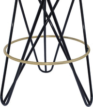 Load image into Gallery viewer, Mercury Black / Gold Counter Stool
