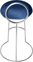 Load image into Gallery viewer, Ring Navy Velvet Counter Stool
