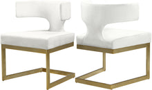 Load image into Gallery viewer, Alexandra Cream Velvet Dining Chair image
