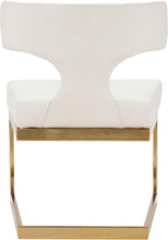 Load image into Gallery viewer, Alexandra White Faux Leather Dining Chair
