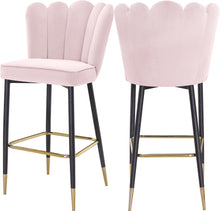 Load image into Gallery viewer, Lily Pink Velvet Stool image
