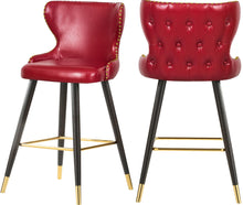 Load image into Gallery viewer, Hendrix Red Faux Leather Counter/Bar Stool image
