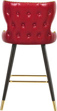 Load image into Gallery viewer, Hendrix Red Faux Leather Counter/Bar Stool

