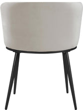 Load image into Gallery viewer, Skylar Cream Velvet Dining Chair
