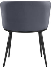 Load image into Gallery viewer, Skylar Grey Velvet Dining Chair
