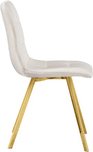 Load image into Gallery viewer, Annie Cream Velvet Dining Chair
