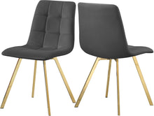 Load image into Gallery viewer, Annie Grey Velvet Dining Chair image
