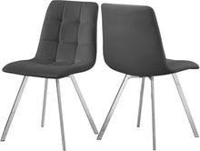 Load image into Gallery viewer, Annie Grey Velvet Dining Chair
