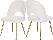 Load image into Gallery viewer, Logan Cream Velvet Dining Chair image
