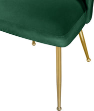 Load image into Gallery viewer, Logan Green Velvet Dining Chair
