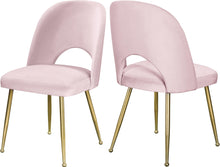 Load image into Gallery viewer, Logan Pink Velvet Dining Chair image
