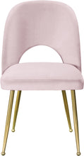 Load image into Gallery viewer, Logan Pink Velvet Dining Chair
