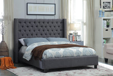 Load image into Gallery viewer, Ashton Grey Linen Queen Bed
