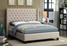 Load image into Gallery viewer, Ashton Beige Linen Full Bed
